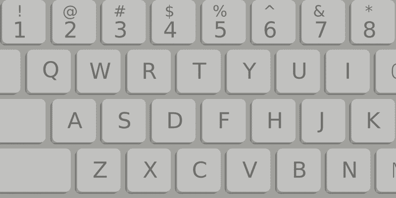 Contemporary Minimalist Keyboard Design PNG