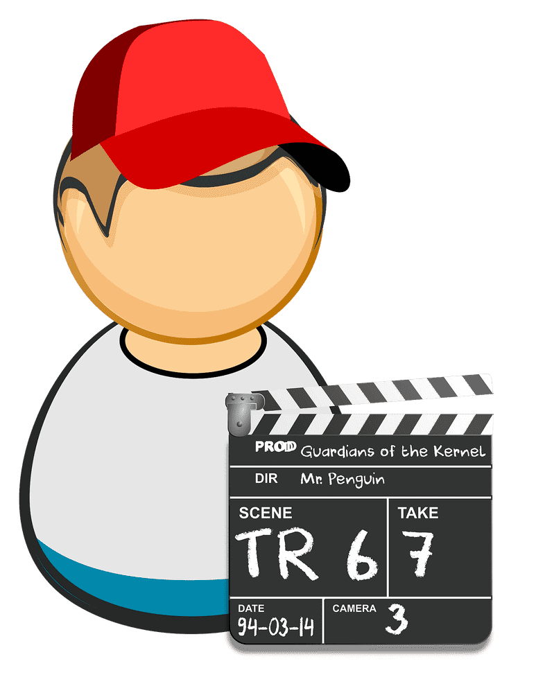 Creative Scene Setup with Movie Clapperboard PNG