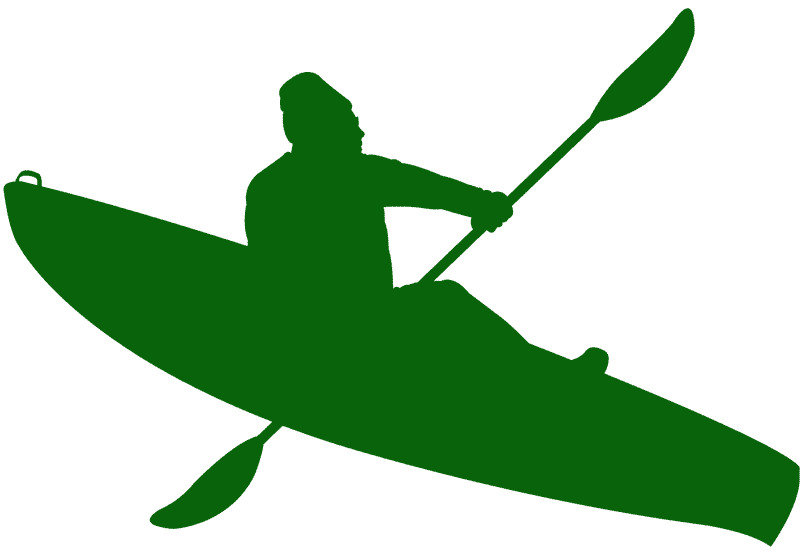 Kayak Adventure Through Calm Waters PNG