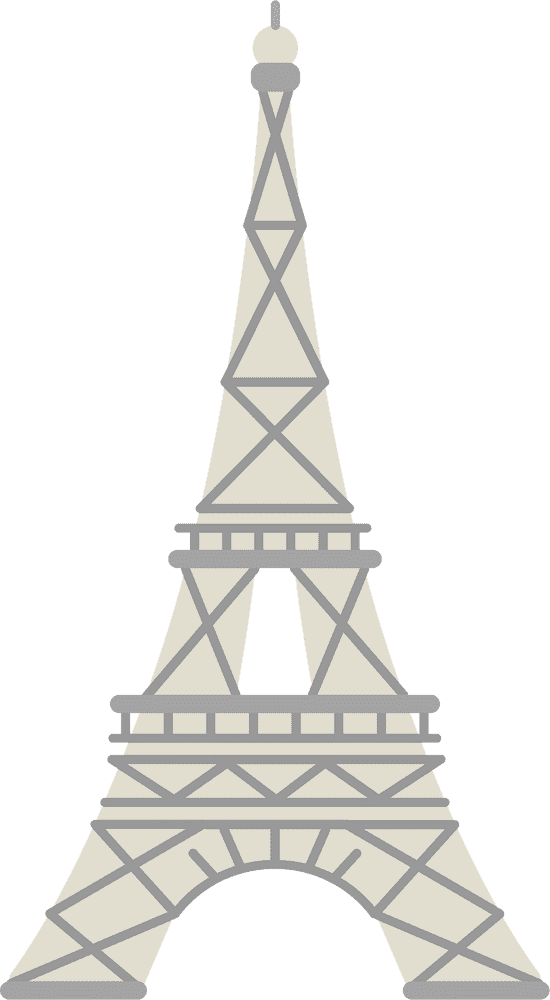 Eiffel-Inspired Cell Tower Design PNG