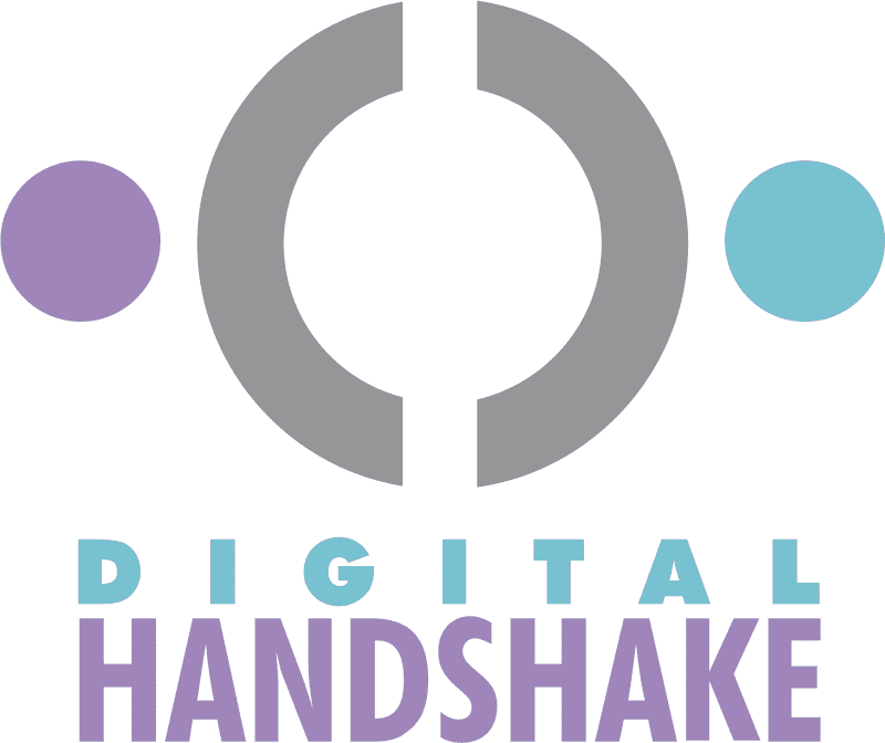 Digital Handshake Bridging Connections in Technology PNG
