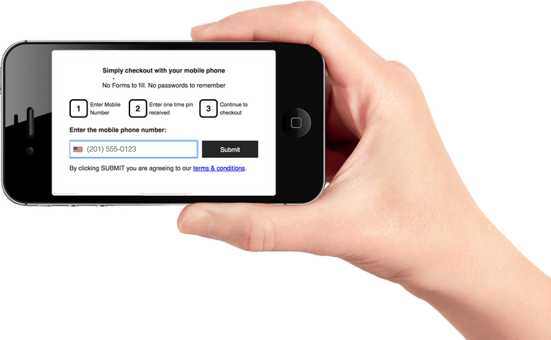 Mobile Phone Checkout Simplified Process PNG