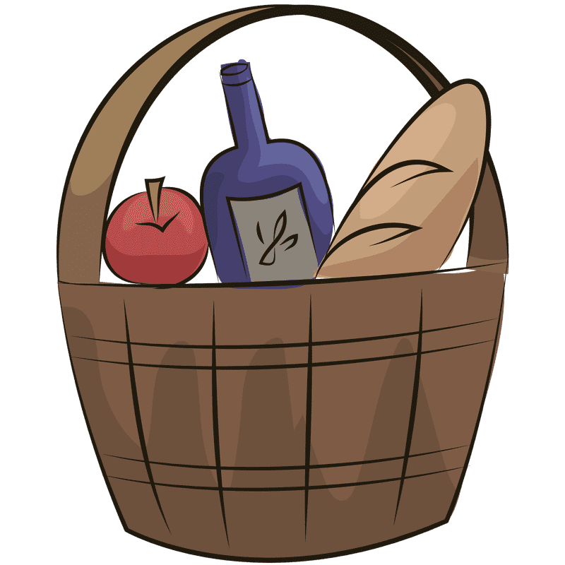 Delightful Picnic Basket Essentials for Outdoor Feasts PNG