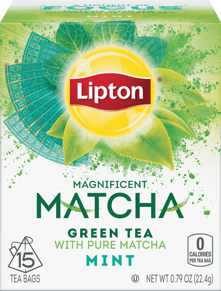 Refreshing Mint Matcha Powder Infusion PNG