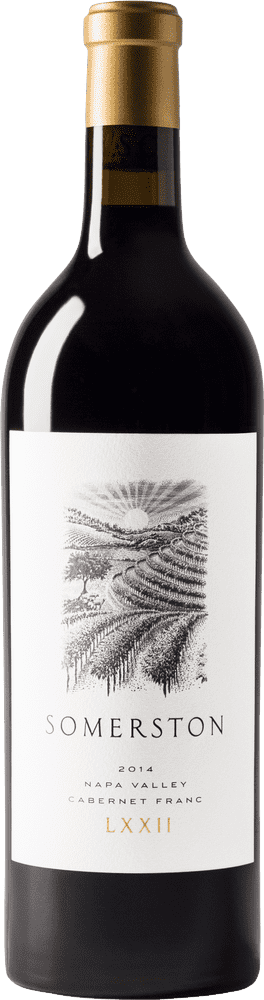 Sophisticated Bottle of Somerston Cabernet Franc PNG