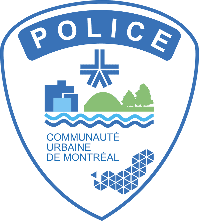 Montreal Community Police Badge Design PNG