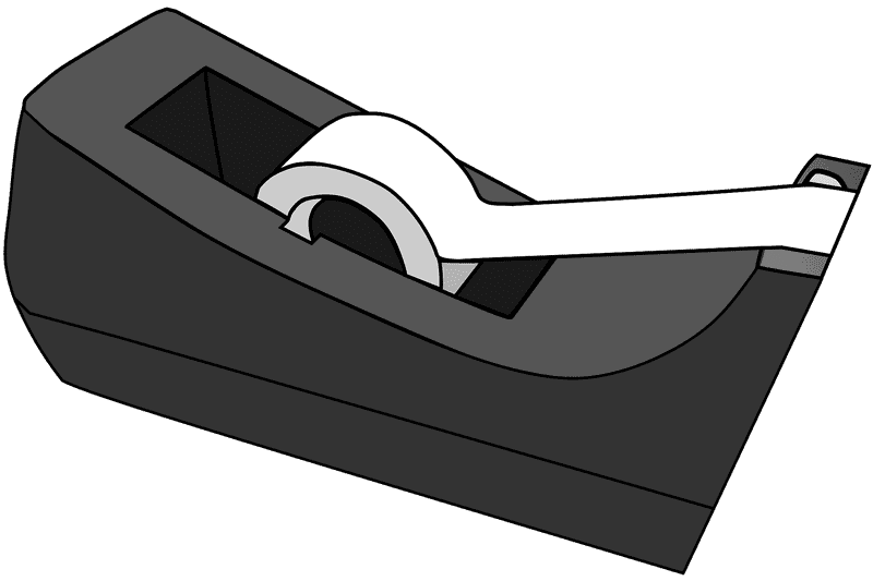 Essential Scotch Tape Dispenser for Everyday Use PNG