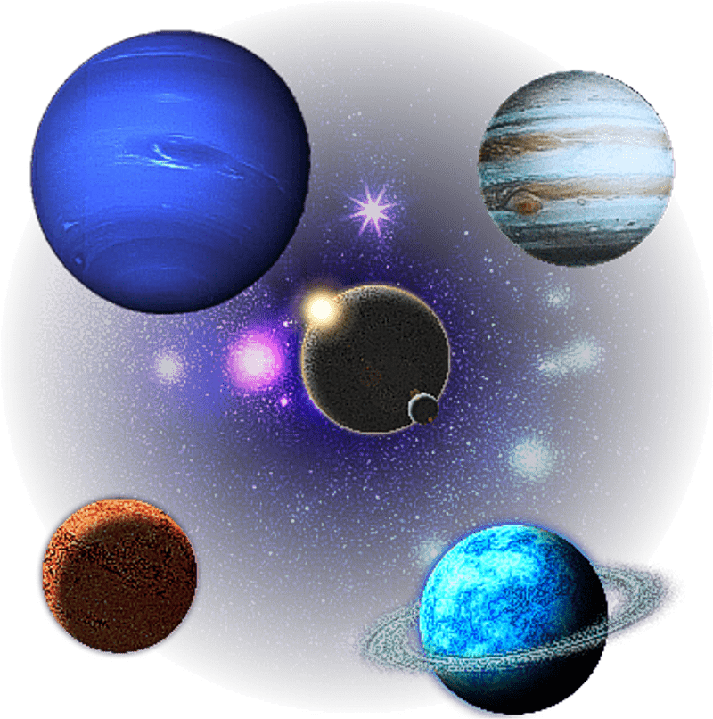 Celestial Harmony The Planetary Dance PNG