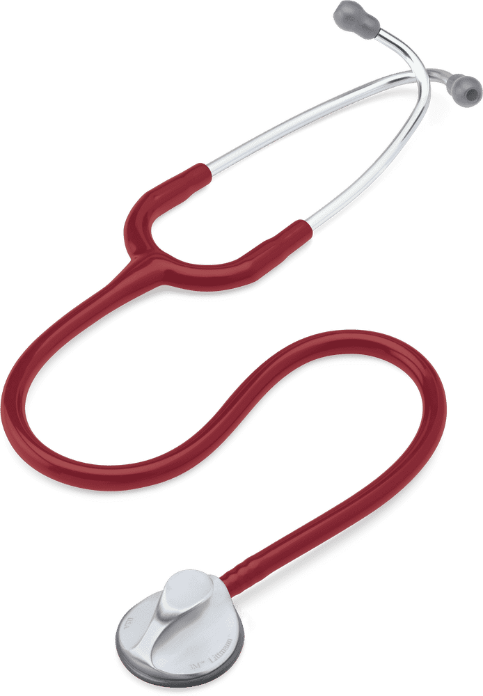 Classic Red Stethoscope for Healthcare Professionals PNG