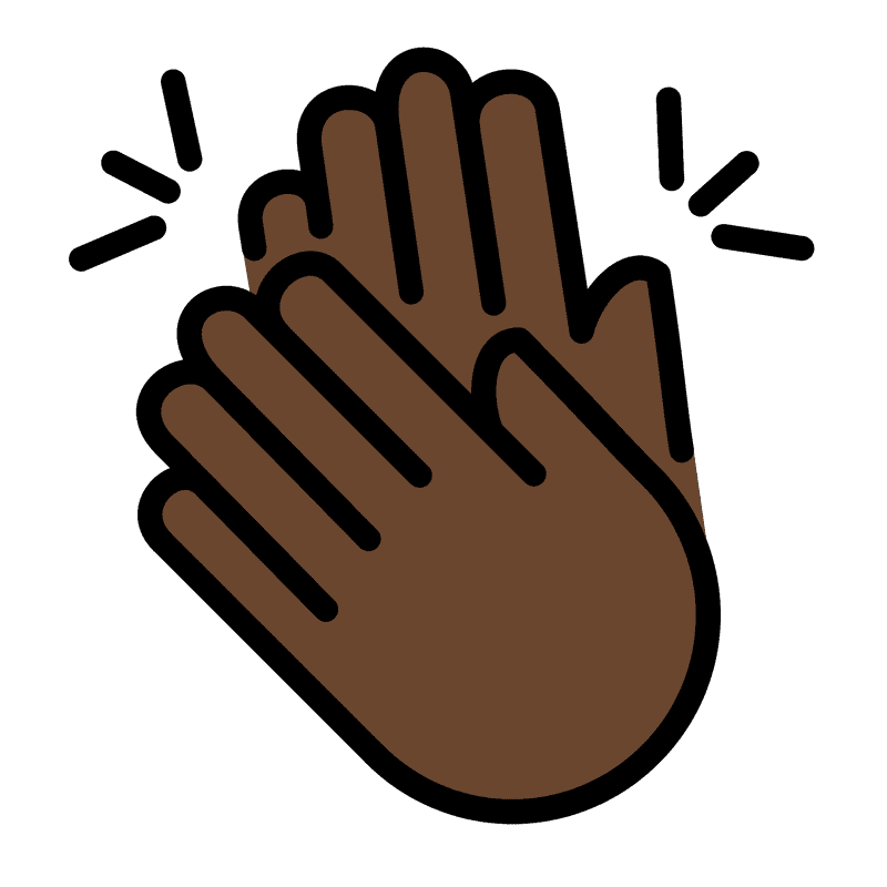 Hands Together in Celebration PNG