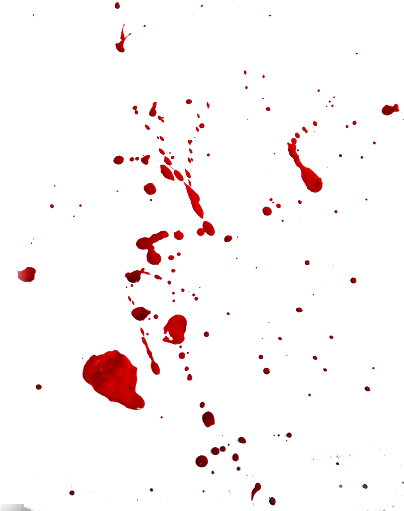 Blood Splatter on a Colorful Canvas PNG