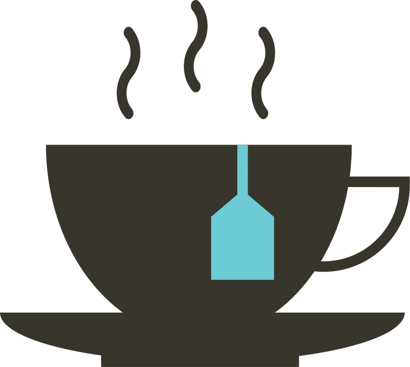 Elegant Tea Cup with Steaming Delight PNG