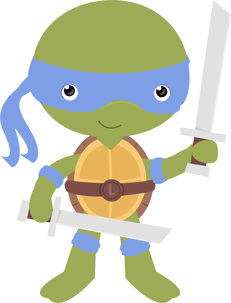 Ninja Turtle Party Flag Adventure PNG