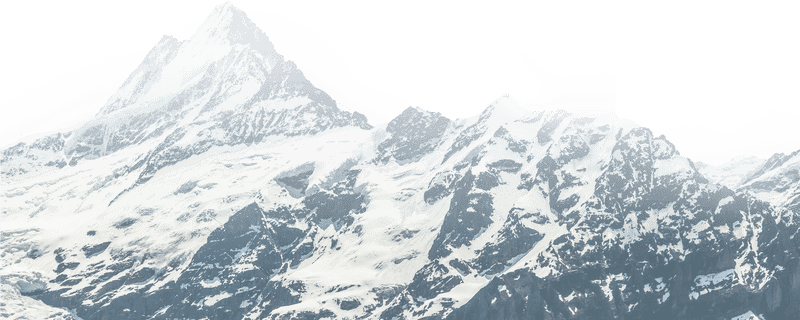 Majestic Glacier Peaks in the Alpine Range PNG