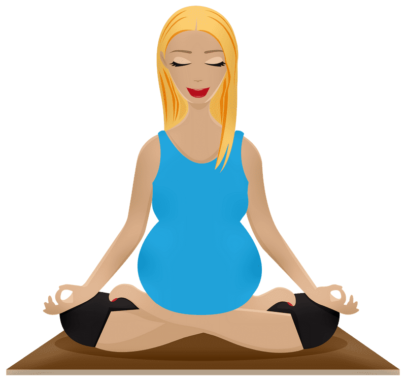 Peaceful Prenatal Yoga Serenity PNG