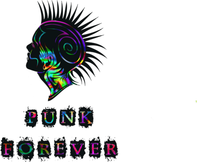 Punk Rock Pride Forever Vibrant and Rebellious PNG