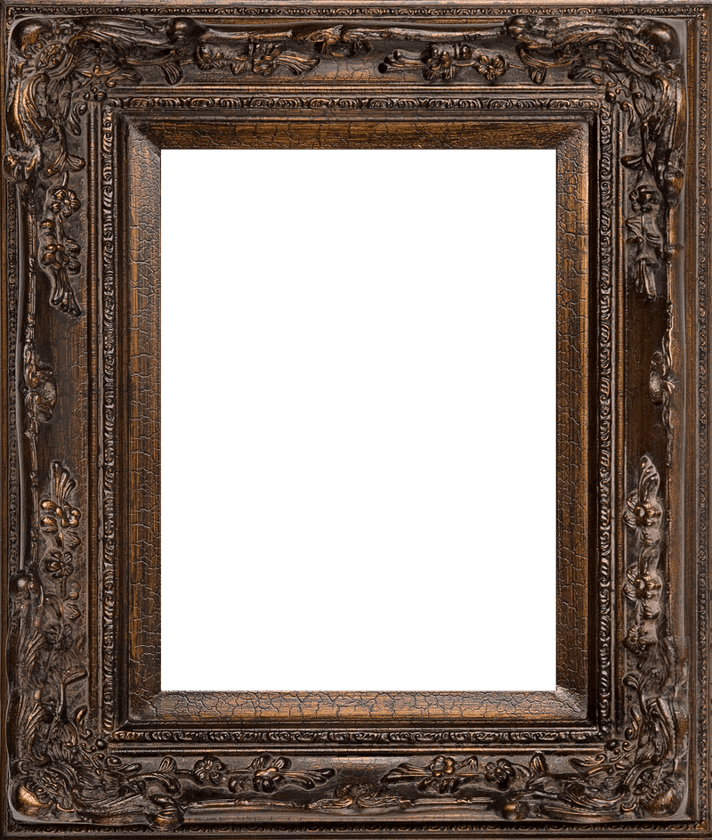 Elegant Ornate Photo Frame for Timeless Moments PNG