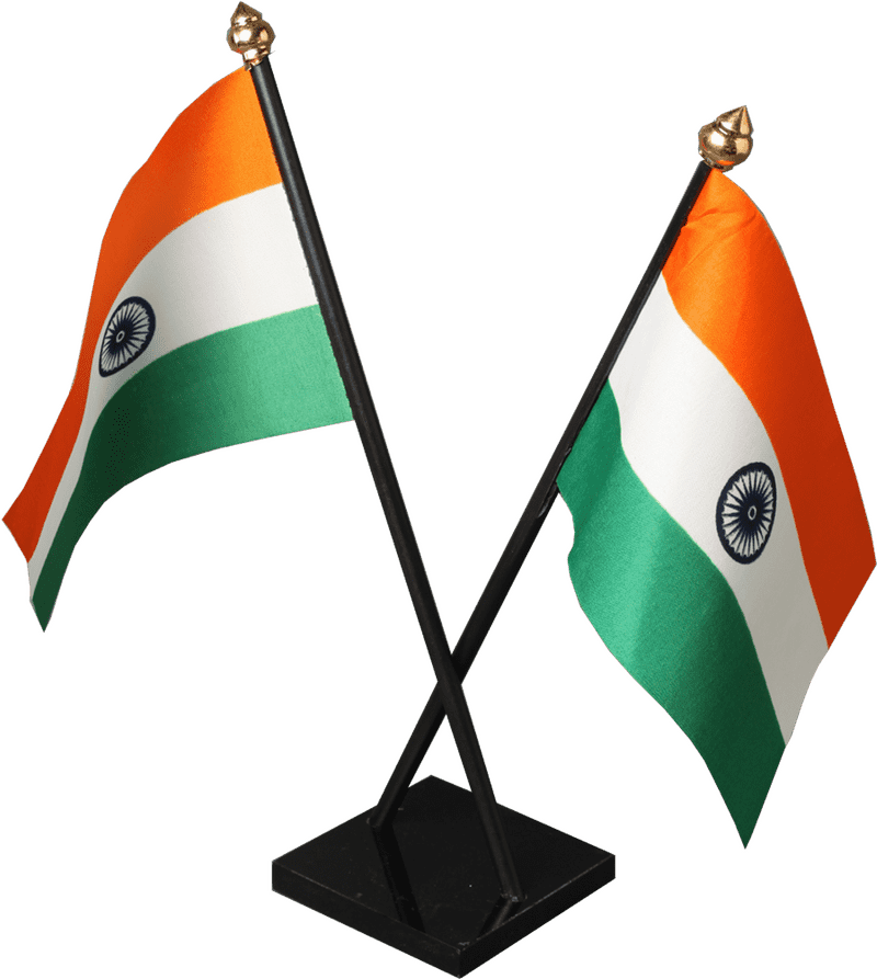 Indian Pride Flag Display PNG