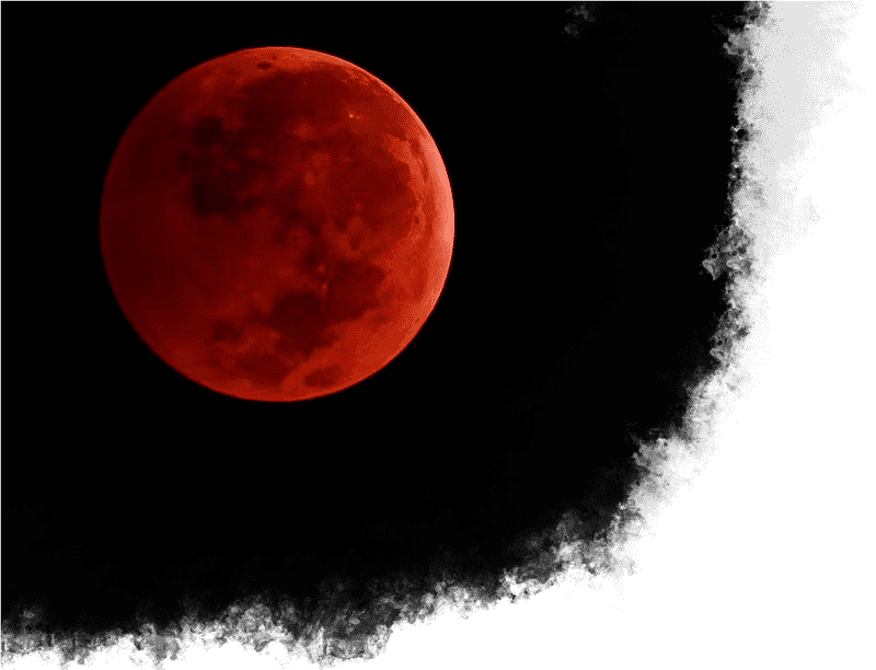 Celestial Wonder The Spectacle of Lunar Eclipse PNG