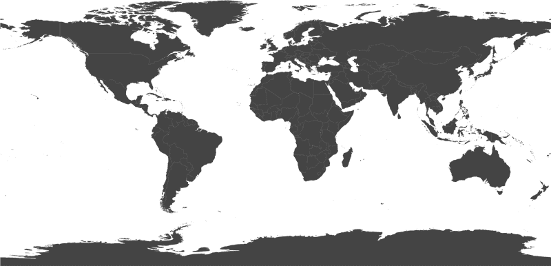 Stylized Artistic Representation of World Map PNG
