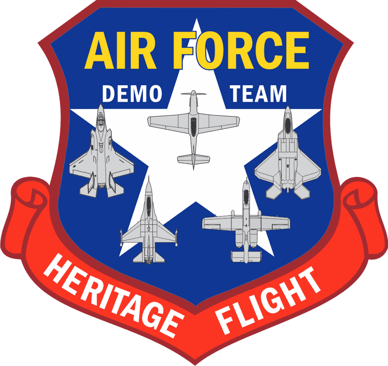 Air Force Heritage Flight Demonstration Team PNG