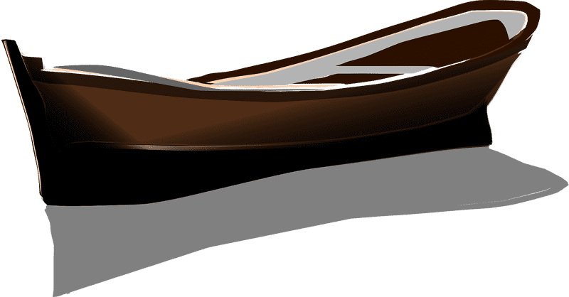 Elegant Sailing Boat Design in Calm Waters PNG