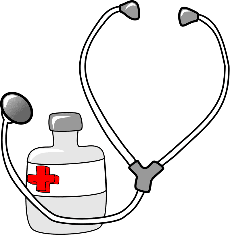 Stethoscope and Medicine A Healing Connection PNG