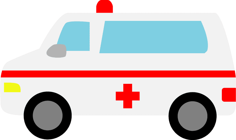 Emergency Response Ambulance Vehicle Design PNG