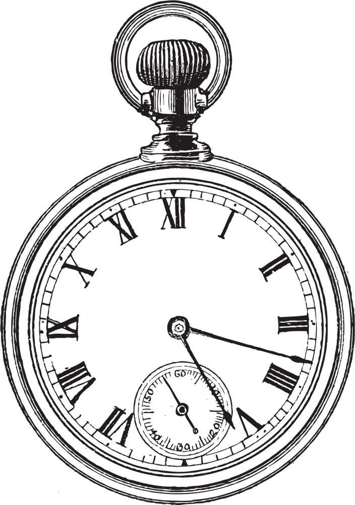 Timeless Elegance The Pocket Watch Masterpiece PNG