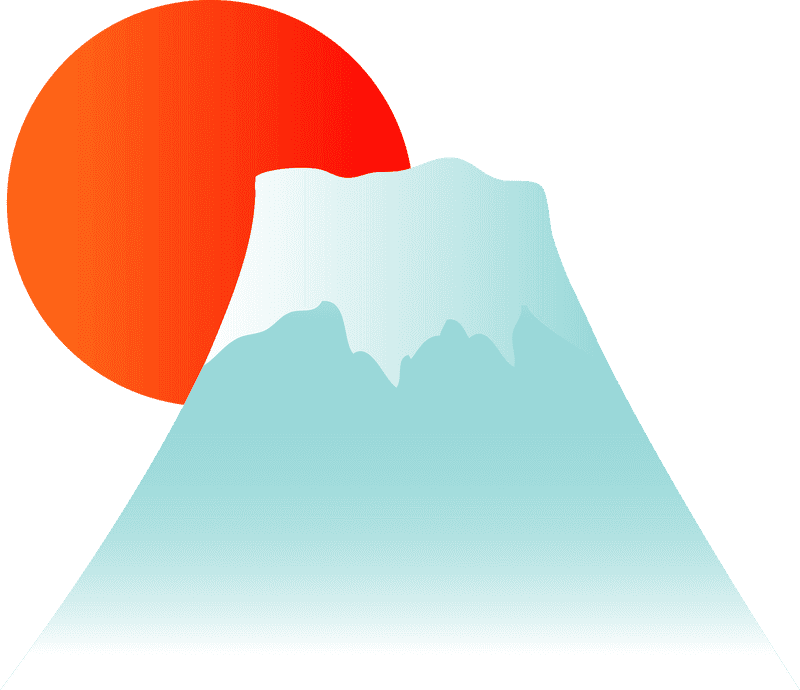 Majestic Sunrise Over Snow-Capped Mountain PNG