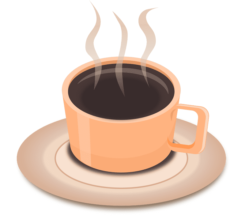 Warm and Inviting Coffee Cup on a Saucer PNG