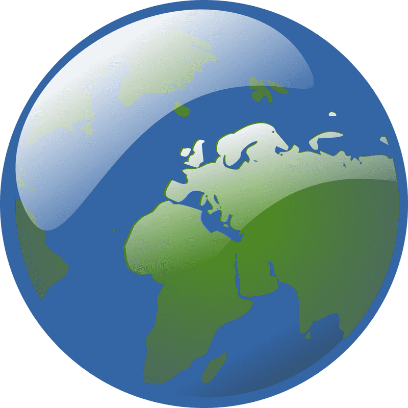 Earth's Embrace A Planet of Life PNG