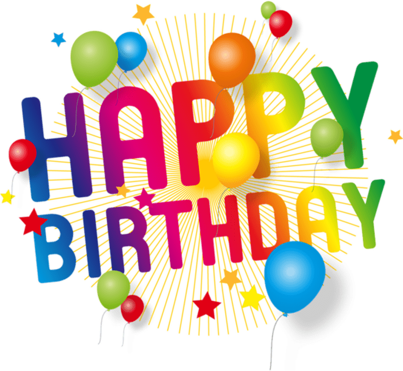 Vibrant Birthday Celebration Extravaganza PNG
