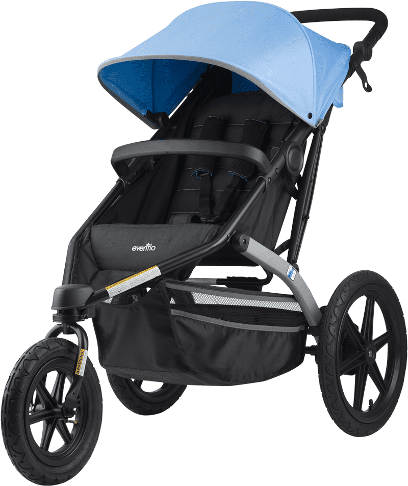 Adventure Ready Baby Stroller for Active Families PNG