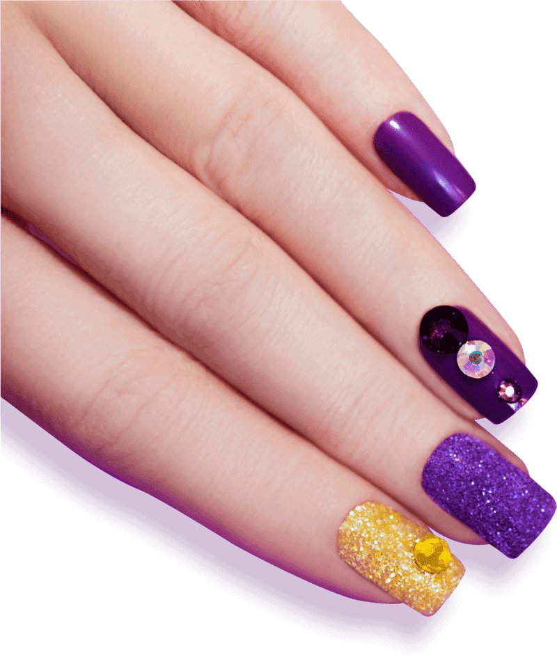 Deluxe Glam Manicure Kit for Stunning Nails PNG