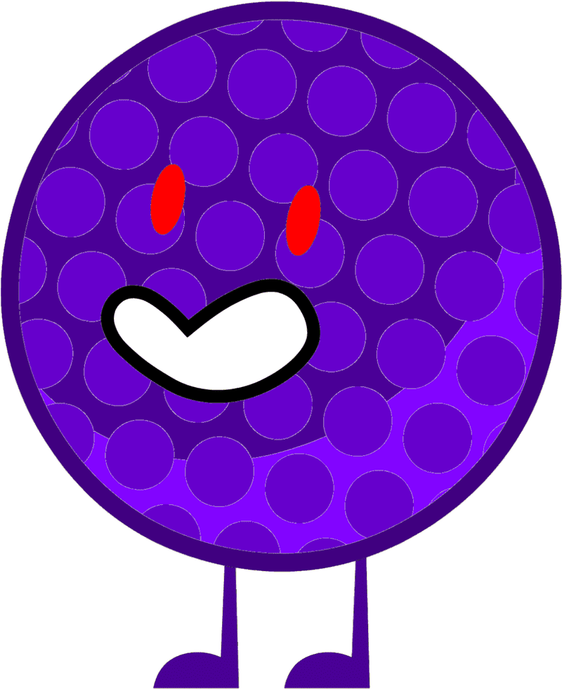 Whimsical Golf Course Character PNG