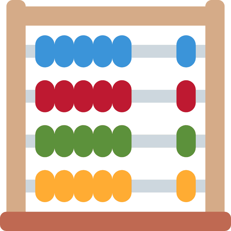 Colorful Abacus for Counting and Learning PNG
