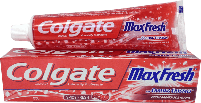 MaxFresh Cooling Crystals Toothpaste for Spicy Freshness PNG