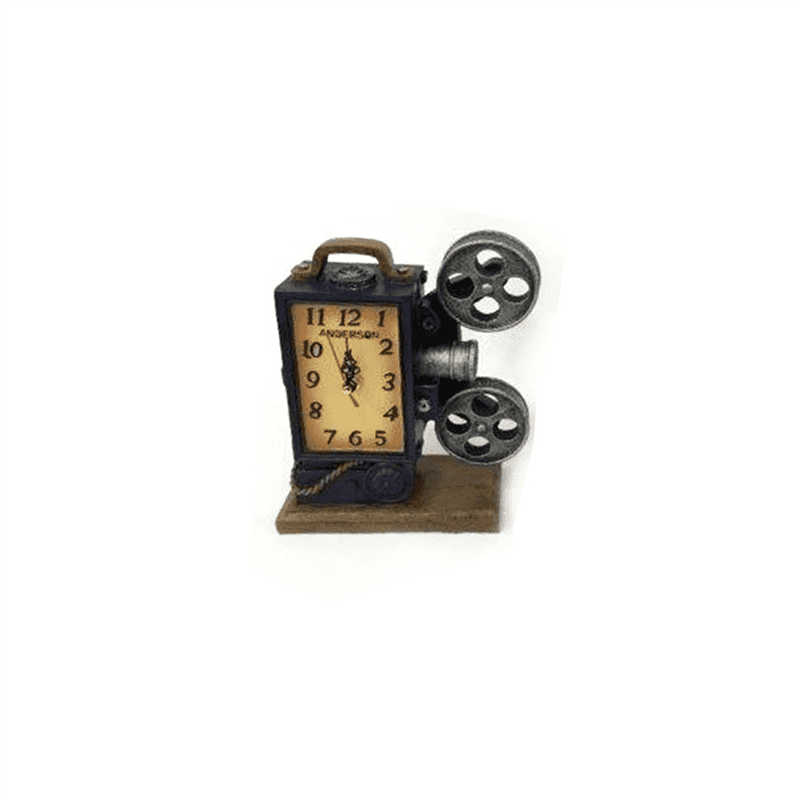 Vintage Film Projector Clock PNG