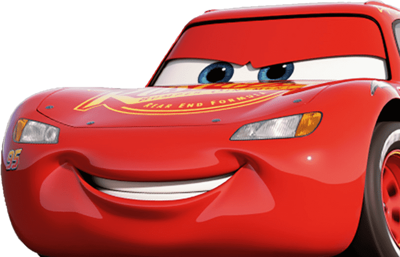 Lightning McQueen The Speedster Race Car Hero PNG