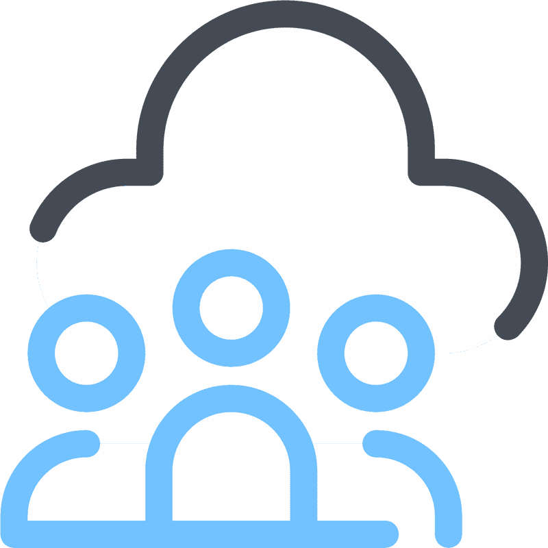 Collaborative Solutions in Cloud Computing PNG