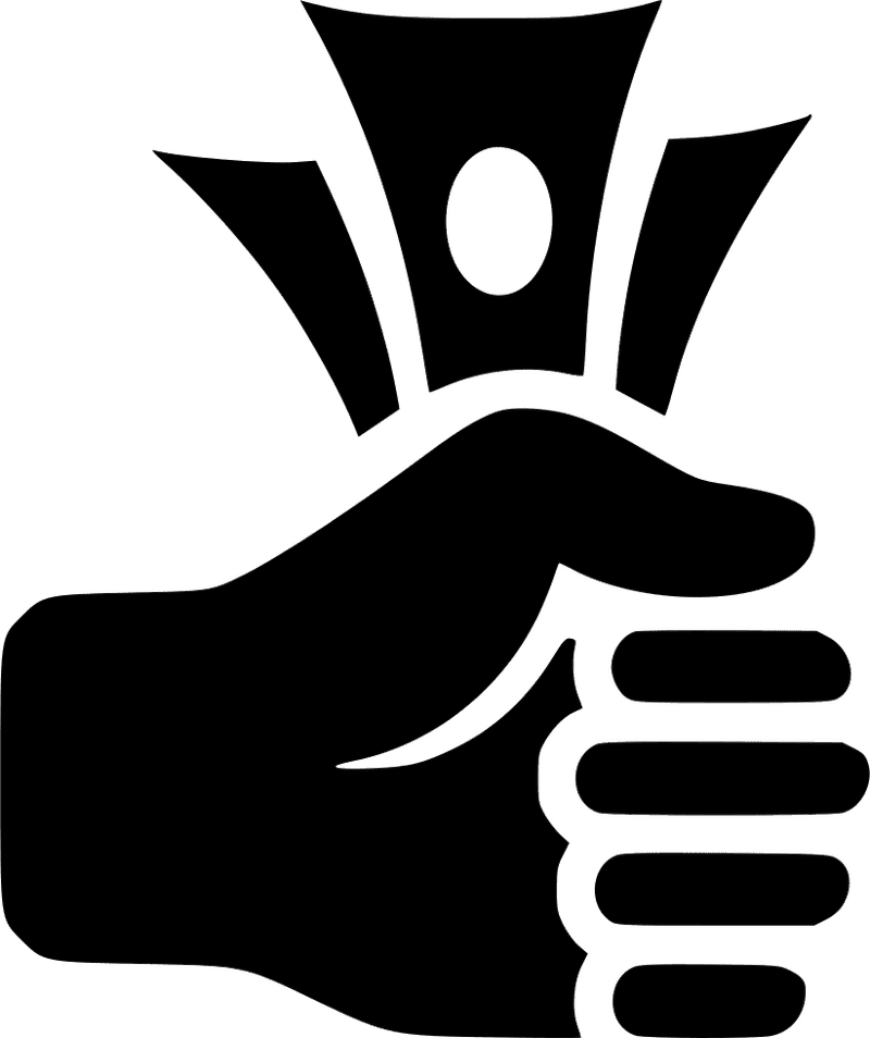 Elegant Hand Gesture of Connection PNG