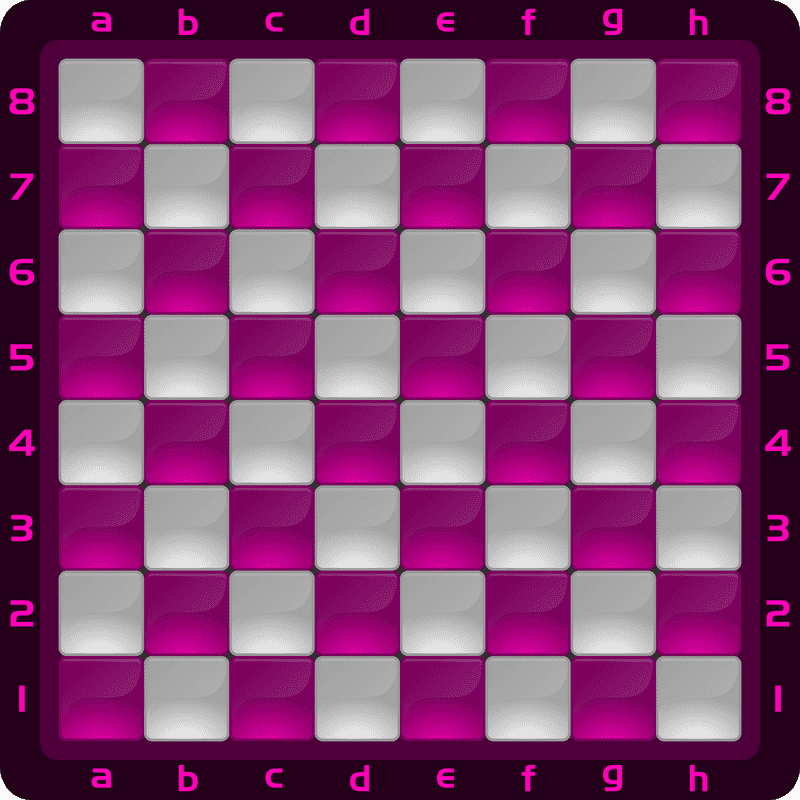 Vibrant Chessboard of Strategy and Competition PNG
