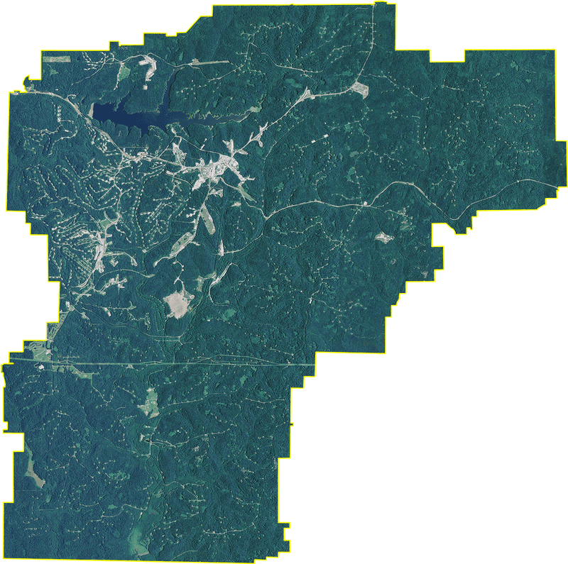 Detailed Forest Area Map Overview PNG