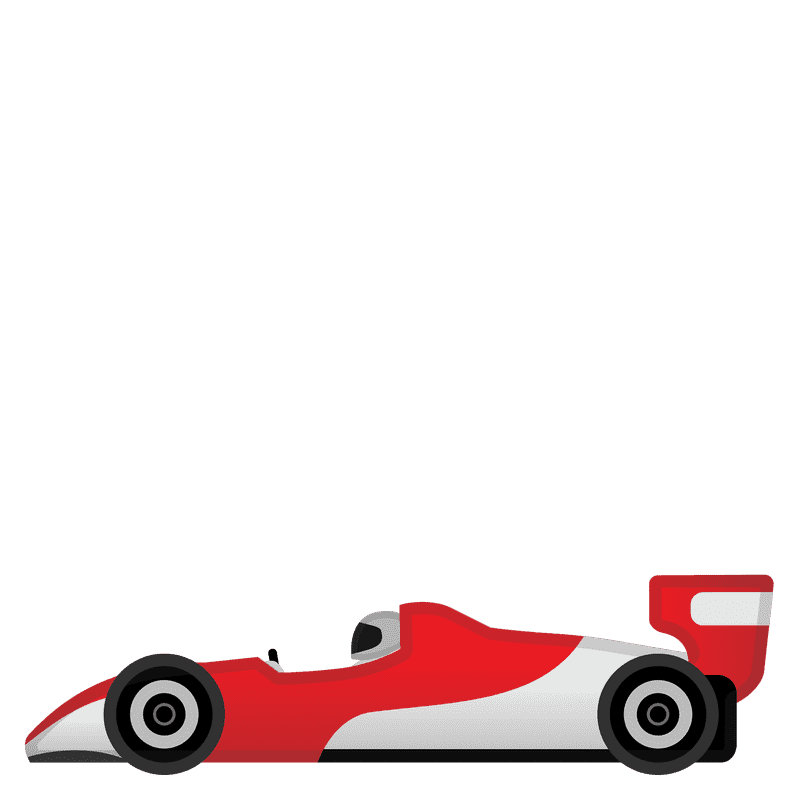 Sleek Red Race Car Ready to Win PNG