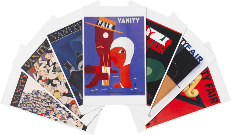 Postcard Collection of Vanity Fair Covers PNG