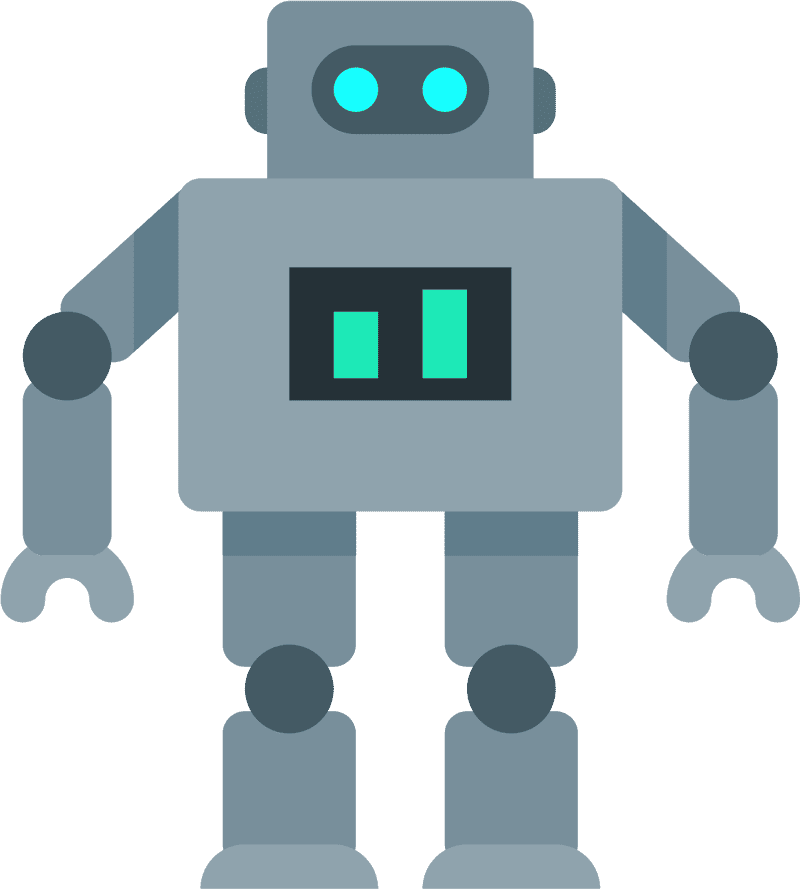 Friendly Helper Robot Assistant PNG