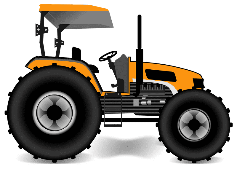 Powerful Farm Tractor for Modern Agriculture PNG