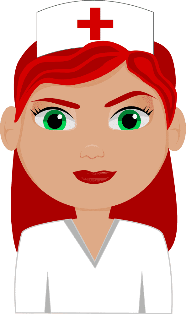 Compassionate Nurse with a Radiant Smile PNG