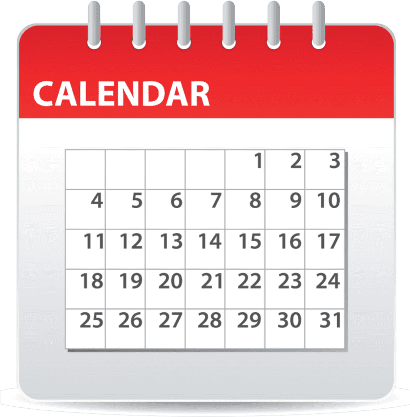 Monthly Planner Calendar for Effective Time Management PNG